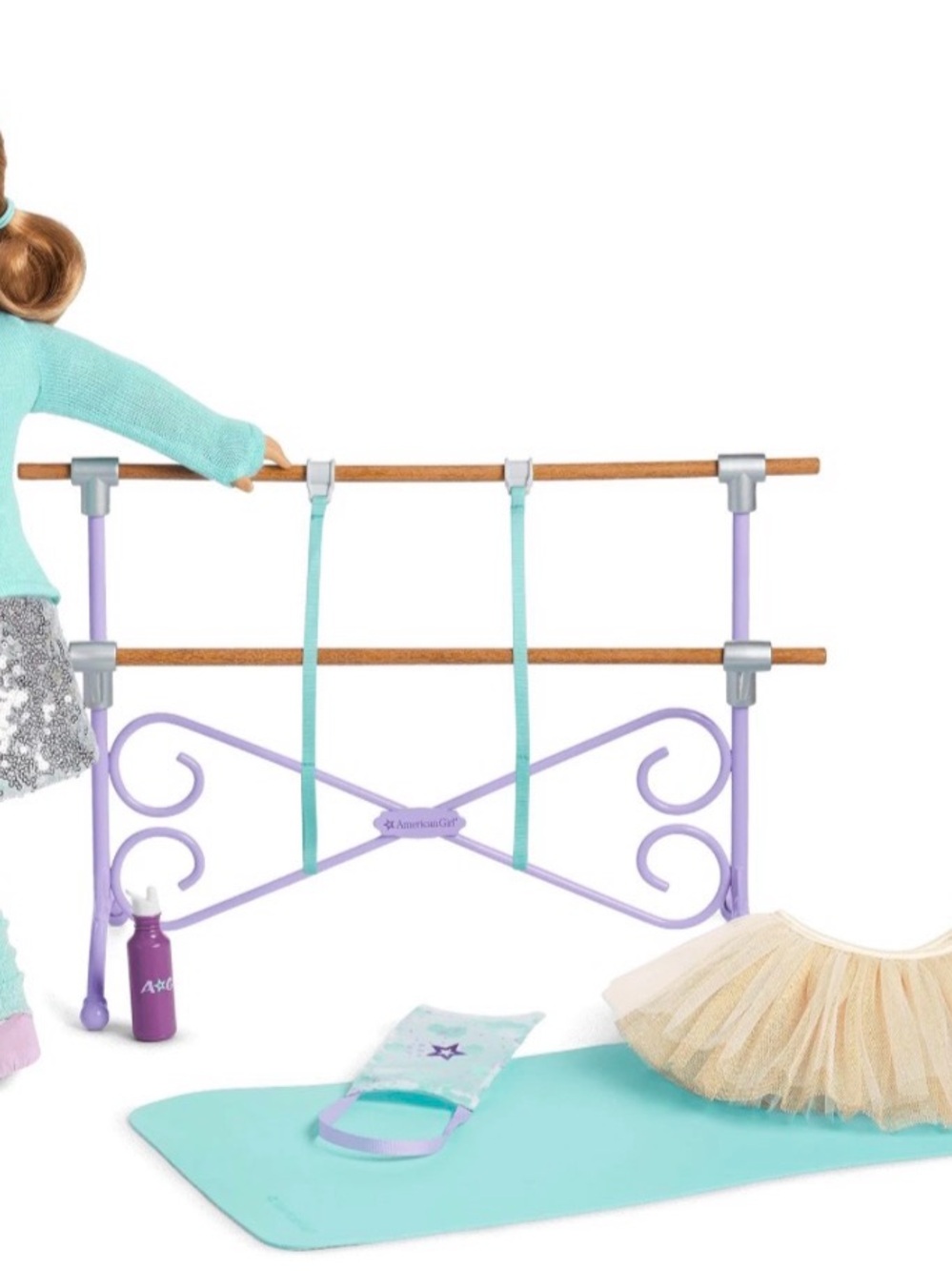 American Girl Truly Me Ballet Barre and Outfit Set